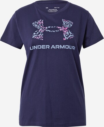 UNDER ARMOUR Functioneel shirt in Blauw: voorkant