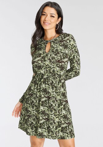 MELROSE Dress in Green: front