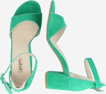 Paul Green Strap Sandals in Green