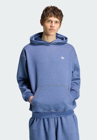 Sweat-shirt 'Trefoil Essentials' ADIDAS ORIGINALS en bleu : devant
