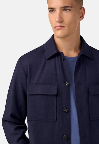Boggi Milano Übergangsjacke 'Flannel' in Blau