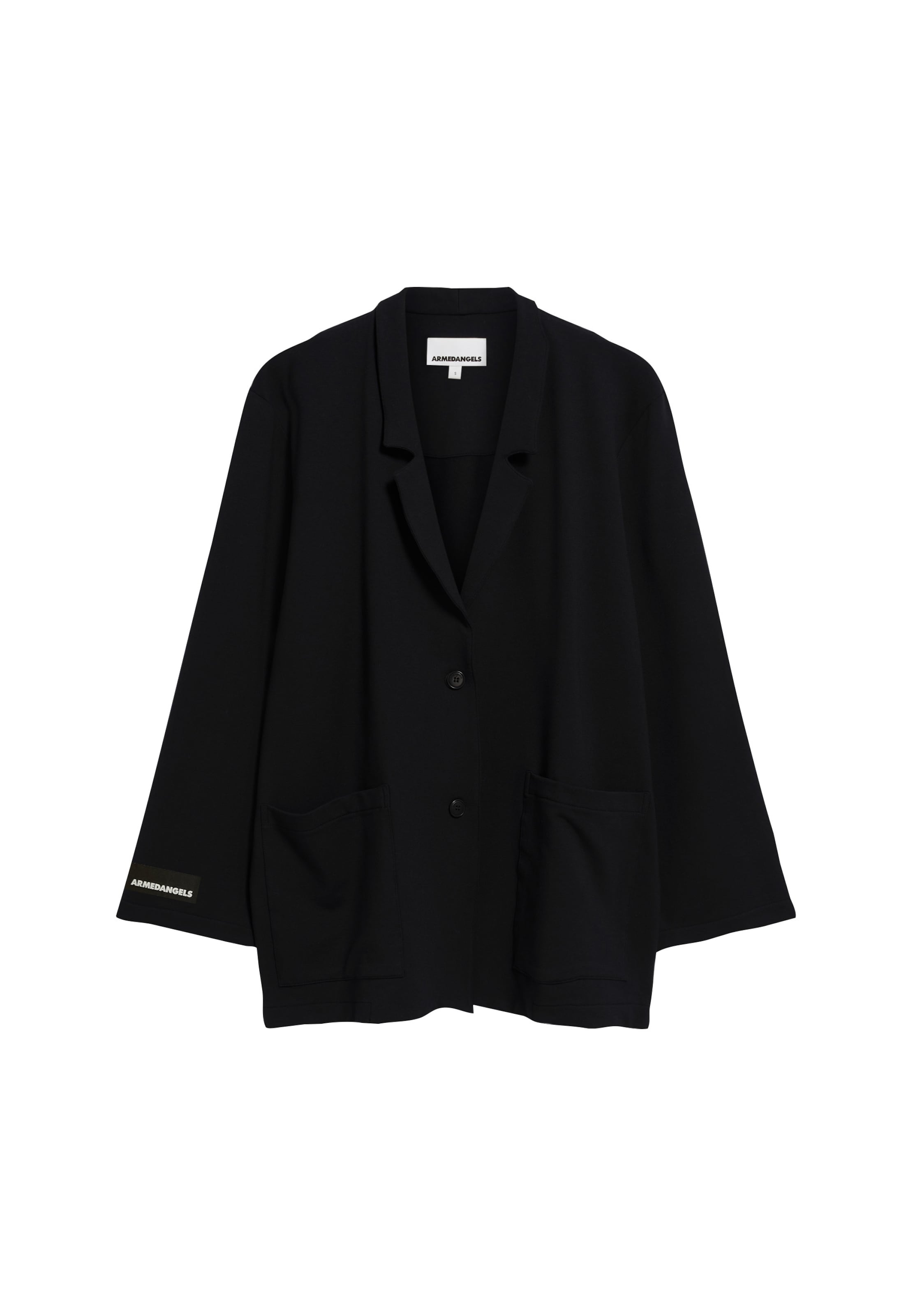 ARMEDANGELS Blazer 'Mariaa Fernandaa' in Black: front