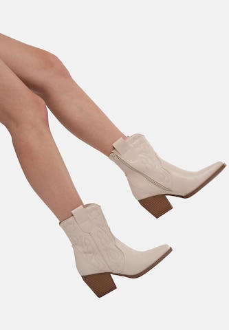 Salinyang Comwboystøvler i beige