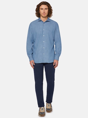 Coupe regular Chemise Boggi Milano en bleu