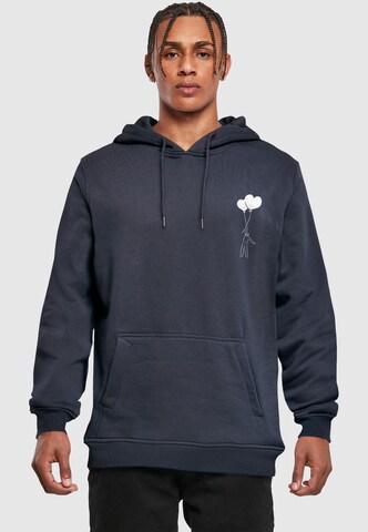 Felpa 'Love In The Air' di Merchcode in blu: frontale