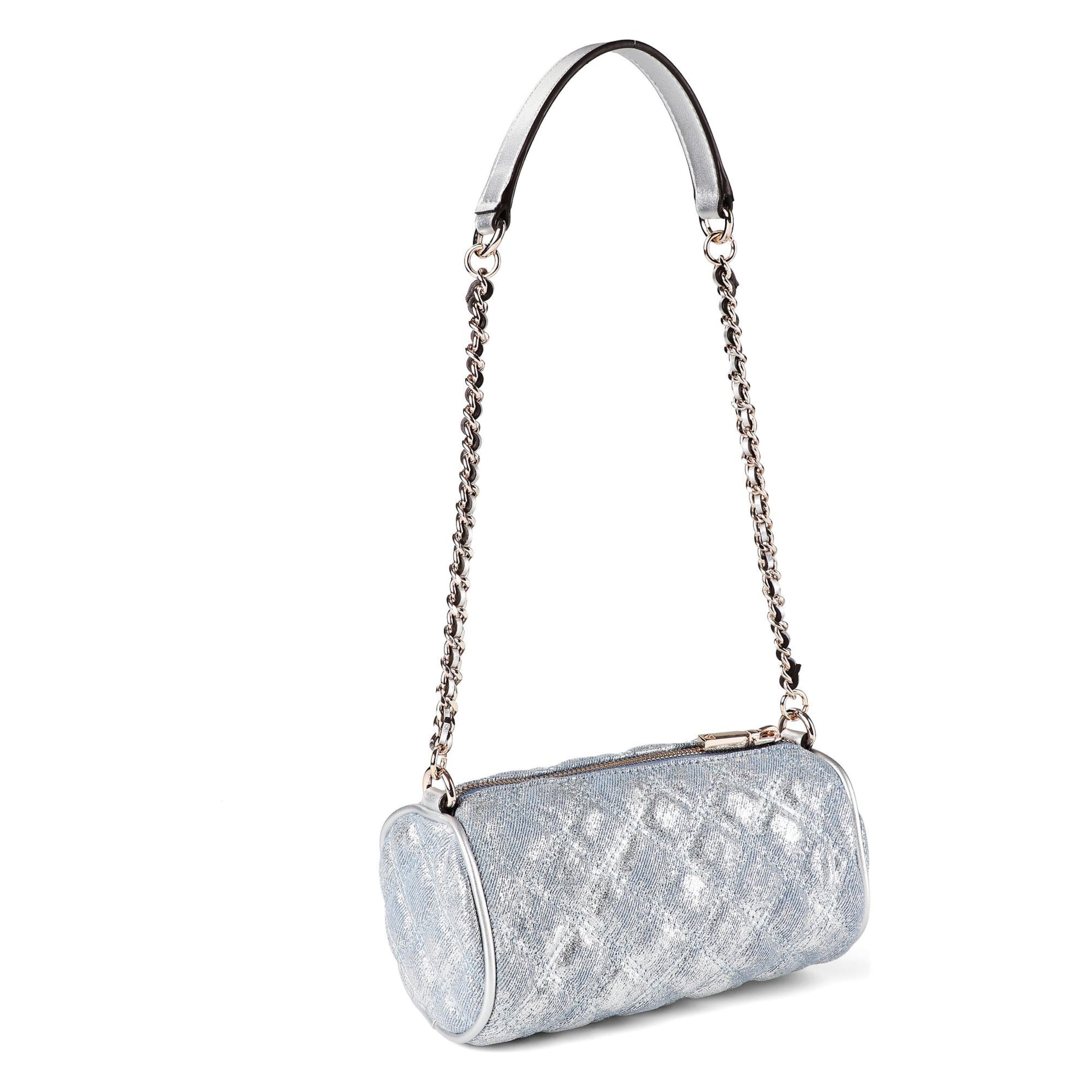 Borsa a spalla 'Giully II' di GUESS in argento