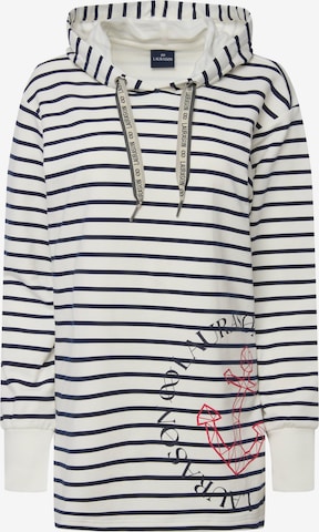 LAURASØN Sweatshirt in Weiß: Vorderseite