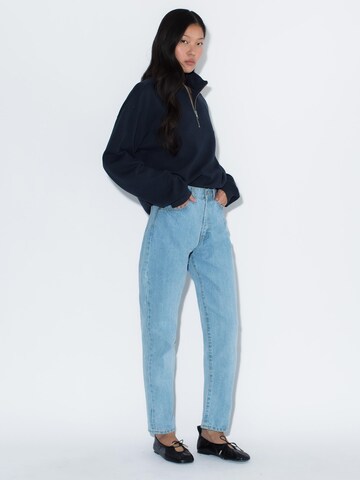 Dr. Denim Tapered Jeans 'Nora High Cropped' in Blue