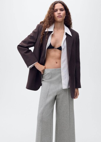 MANGO Wide leg Pants in Grey