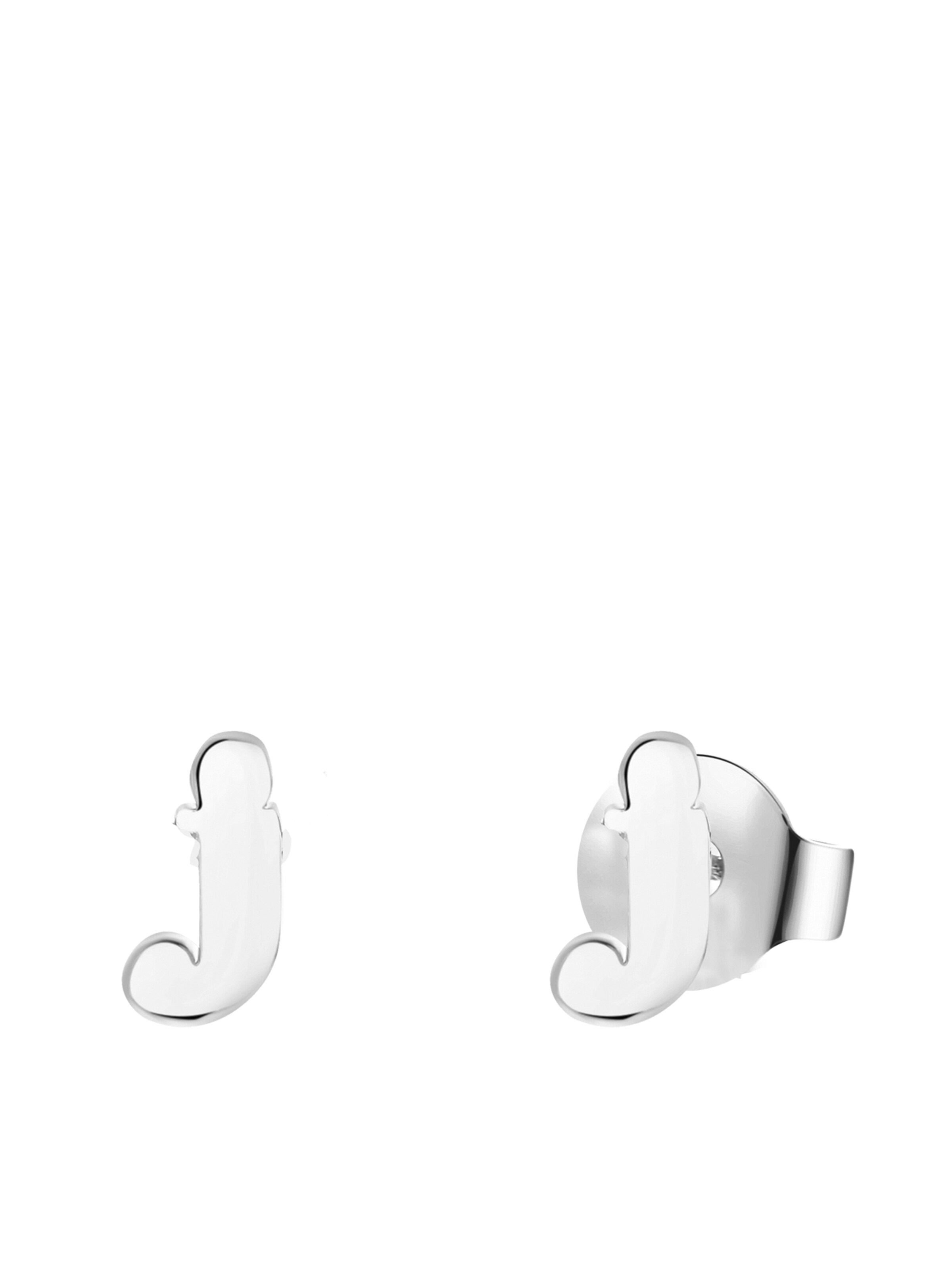 Lucardi Oorbellen in Zilver: voorkant