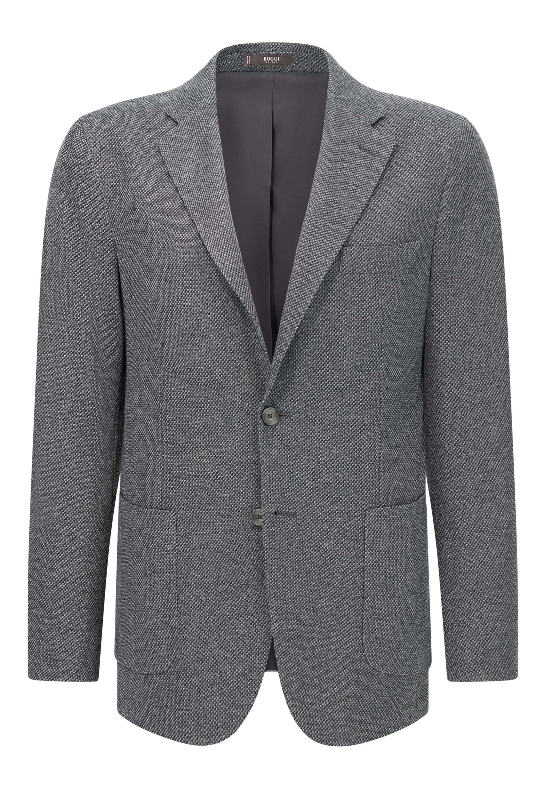 Boggi Milano Regular fit Blazer in Grey: front