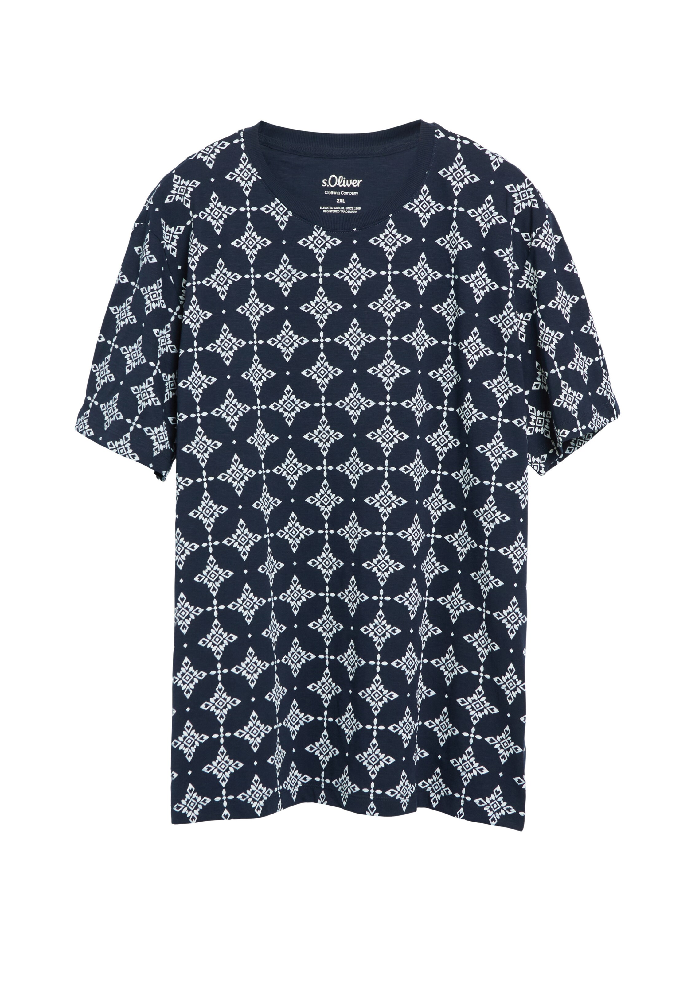 s.Oliver Shirt in Blauw: voorkant
