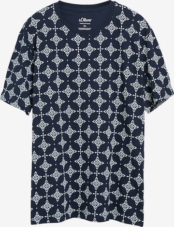 T-Shirt s.Oliver en bleu : devant