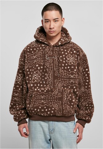 Sweat-shirt Karl Kani en marron : devant