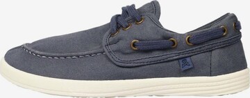 Scalpers Sneakers 'BOAT' in Blauw: voorkant