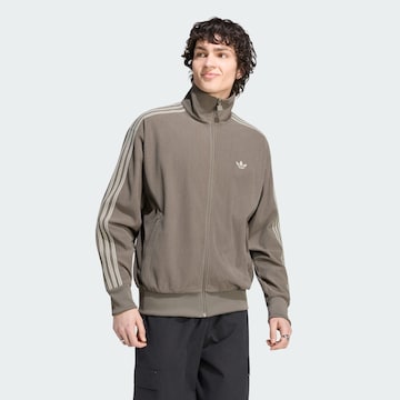 ADIDAS ORIGINALS Mikina 'Firebird' – hnědá: přední strana