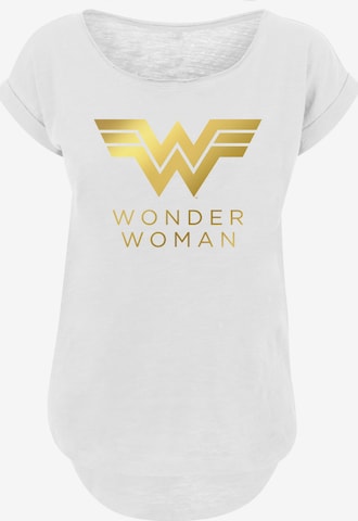 T-shirt 'DC Comics Wonder Woman 84' F4NT4STIC en blanc : devant