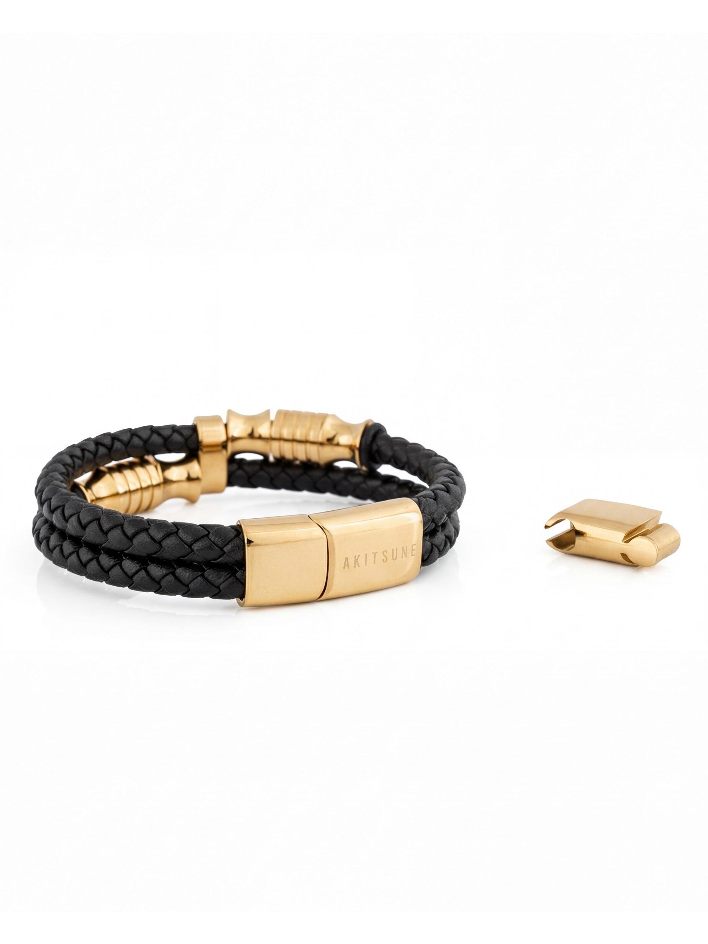 Akitsune Armband 'Gracilitas'‌‌‌‌‌‌ in Schwarz