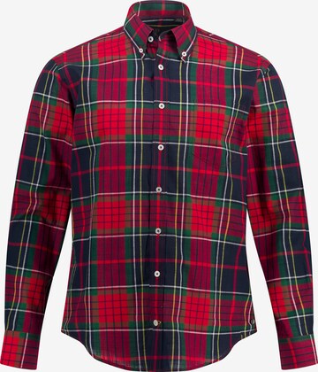 JP1880 Regular fit Button Up Shirt in Red: front