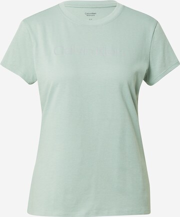 Calvin Klein Sport Funkční tričko – zelená: přední strana