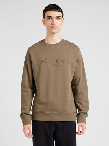 JACK & JONES Sweatshirt 'JPRBLAJARED' in Braun: Vorderseite