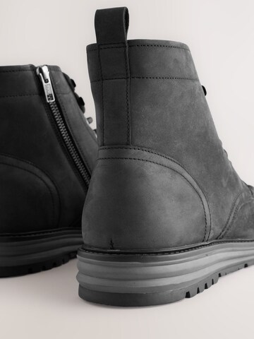 Bottines à lacets Next en noir