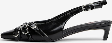 Tommy Jeans Slingback pumps in Black: front