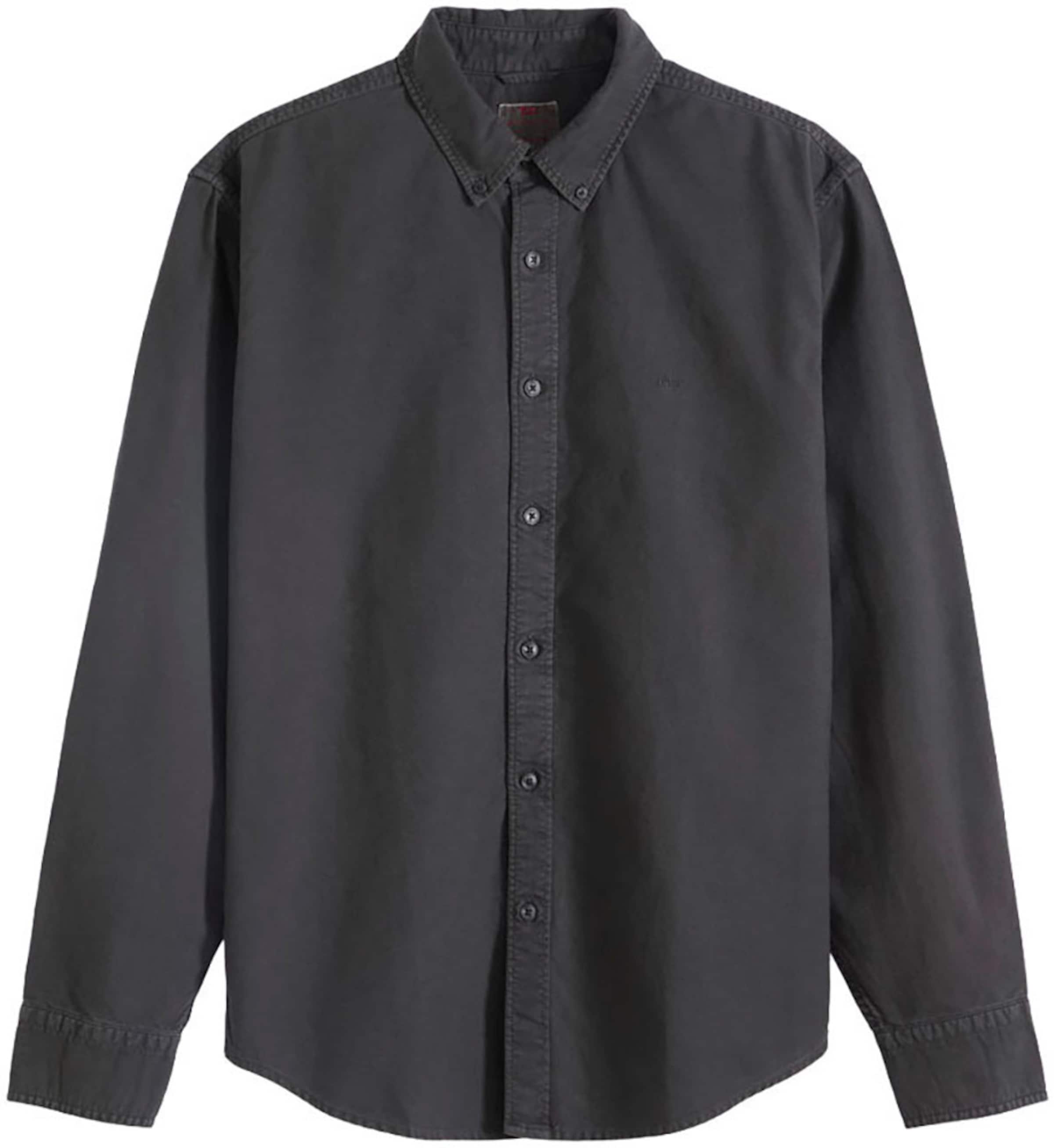 LEVI'S ® Regular fit Button Up Shirt in Black: front