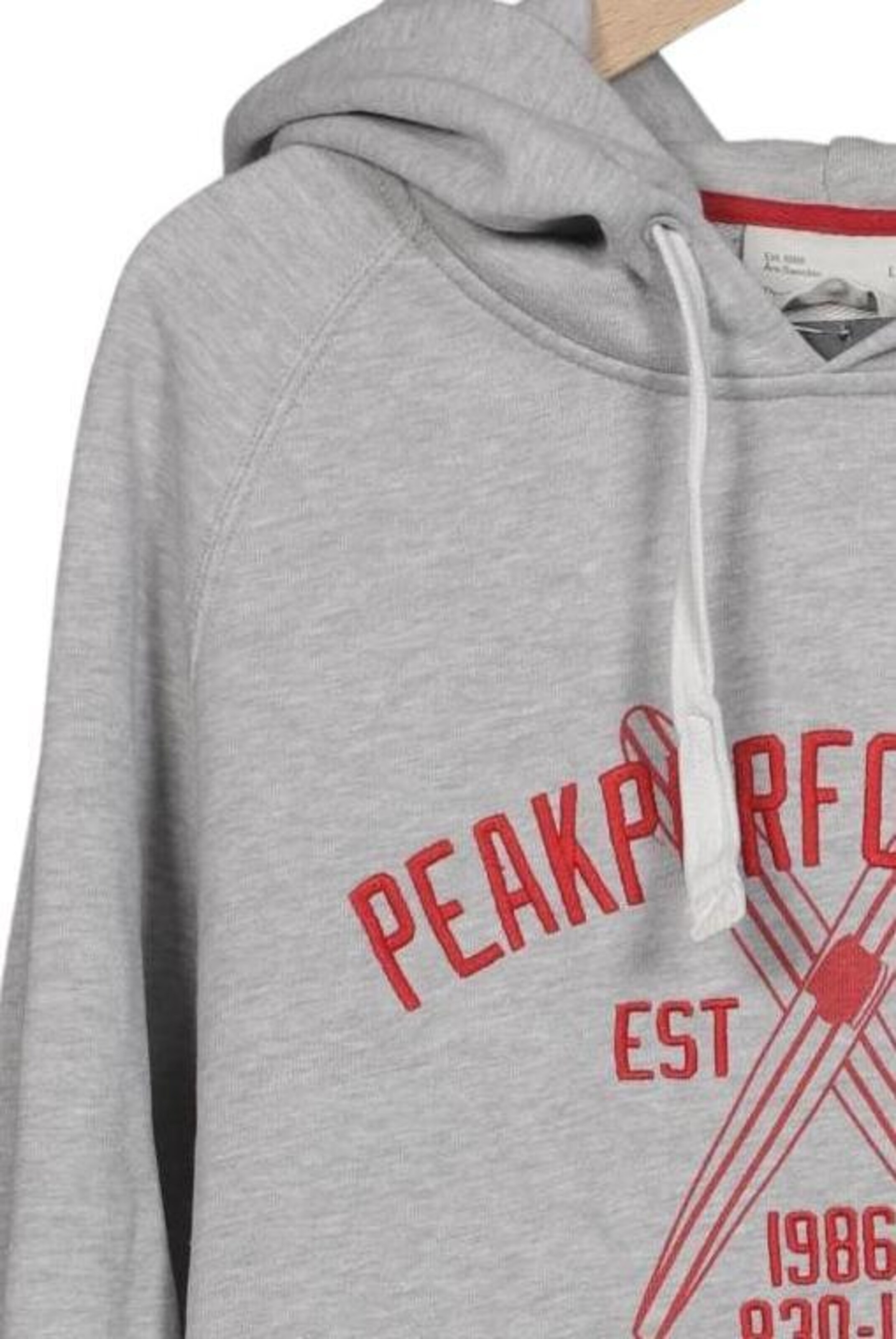 PEAK PERFORMANCE Kapuzenpullover L in Grau