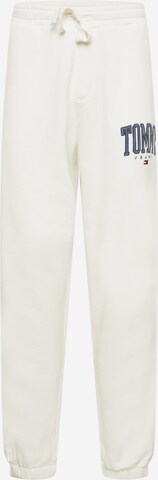 Effilé Pantalon Tommy Jeans en beige : devant