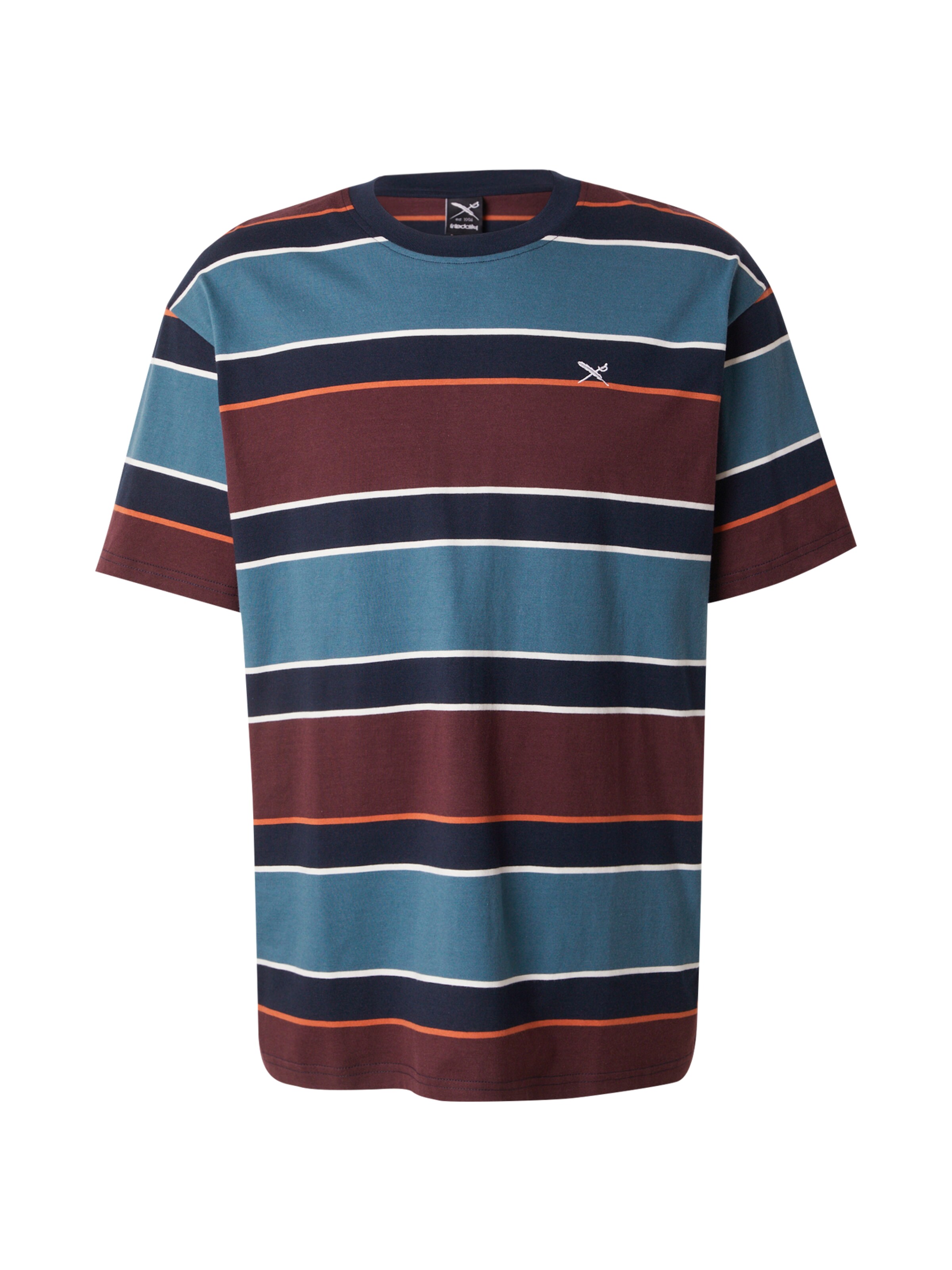 Iriedaily Tričko 'Paulo' - Modrá: predná strana