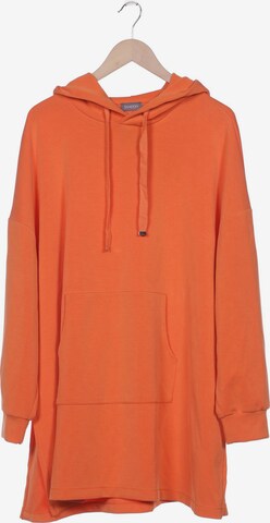 SAMOON Sweatshirt & Zip-Up Hoodie in 5XL in Orange: front