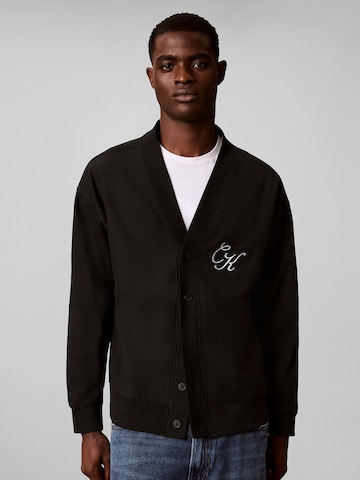 Calvin Klein Jeans Sweatjacke in Schwarz
