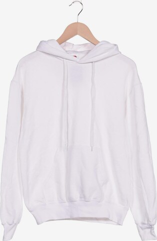FRUIT OF THE LOOM Sweatshirt & Zip-Up Hoodie in M in White: front