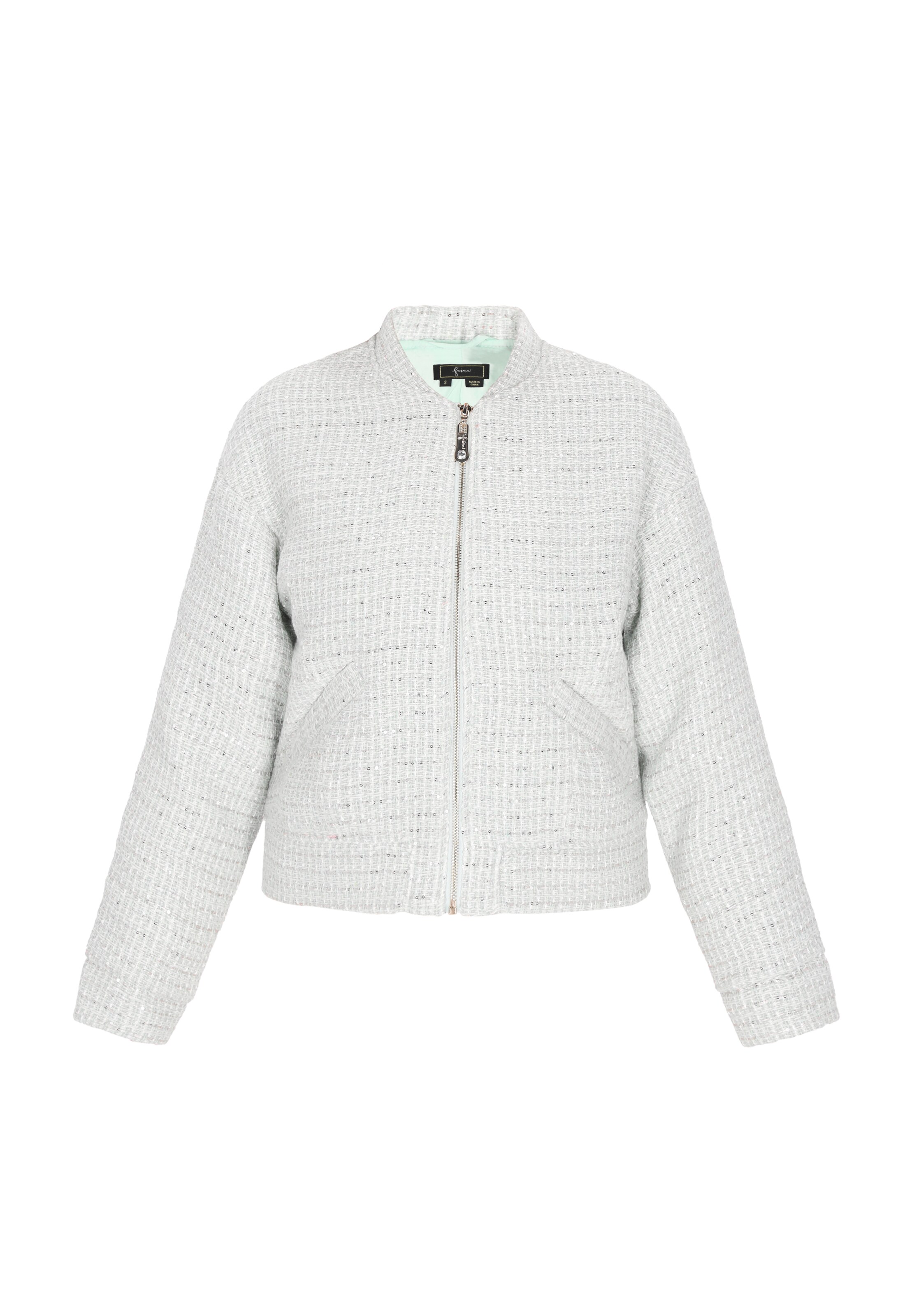 faina Jacke in Blau: Vorderseite