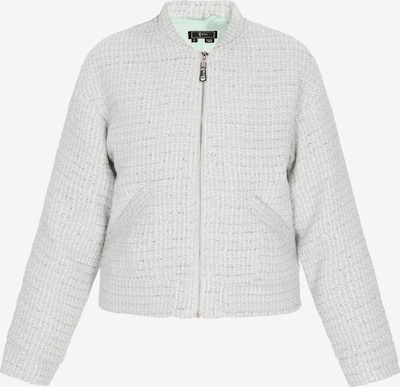 Demisezoninė striukė iš faina, spalva – pastelinė mėlyna / sidabrinė, Prekių apžvalga