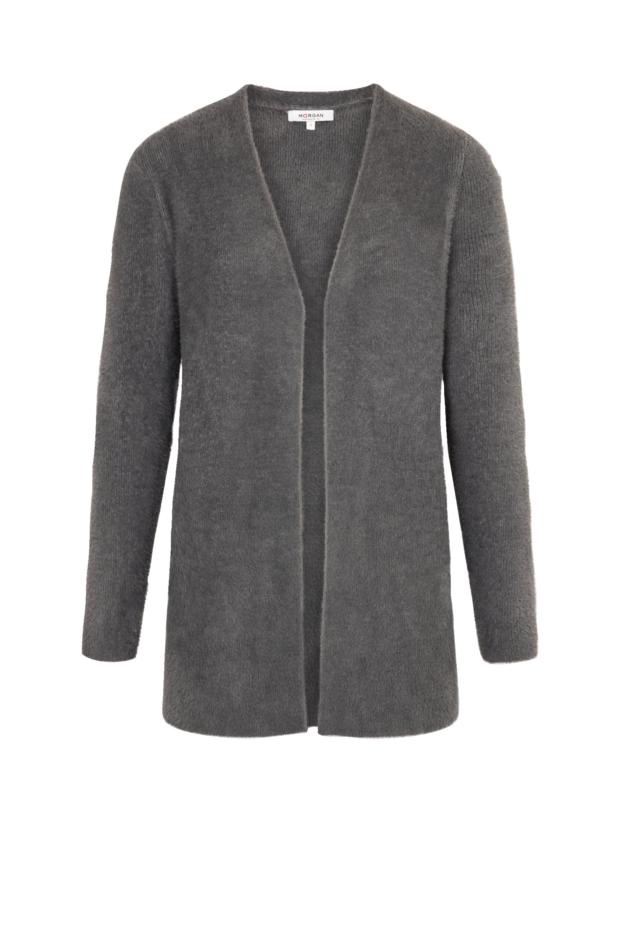Morgan Knit Cardigan '222-MLOUIS' in Grey: front
