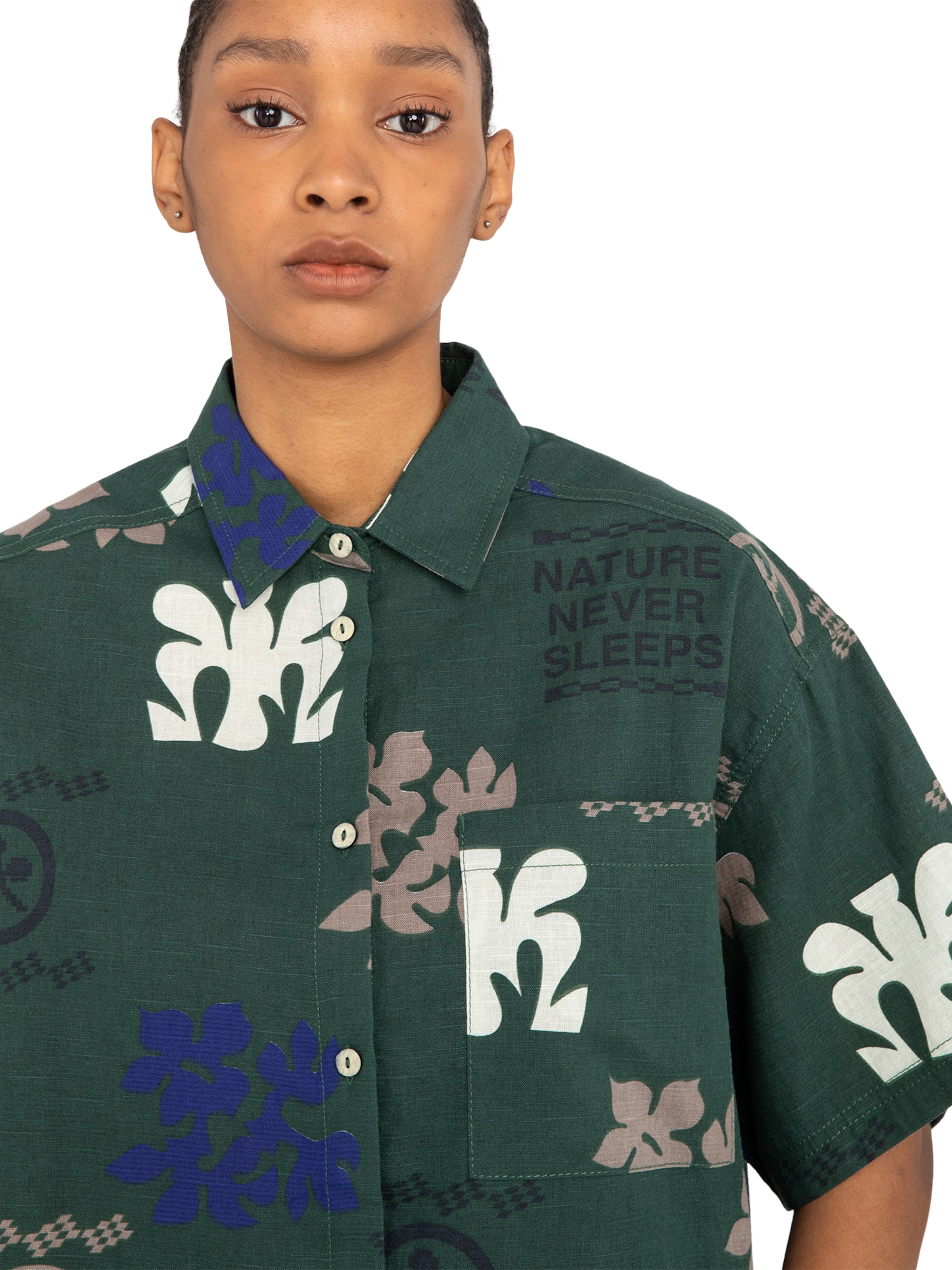 ELEMENT Blouse 'TOTEM' in Green