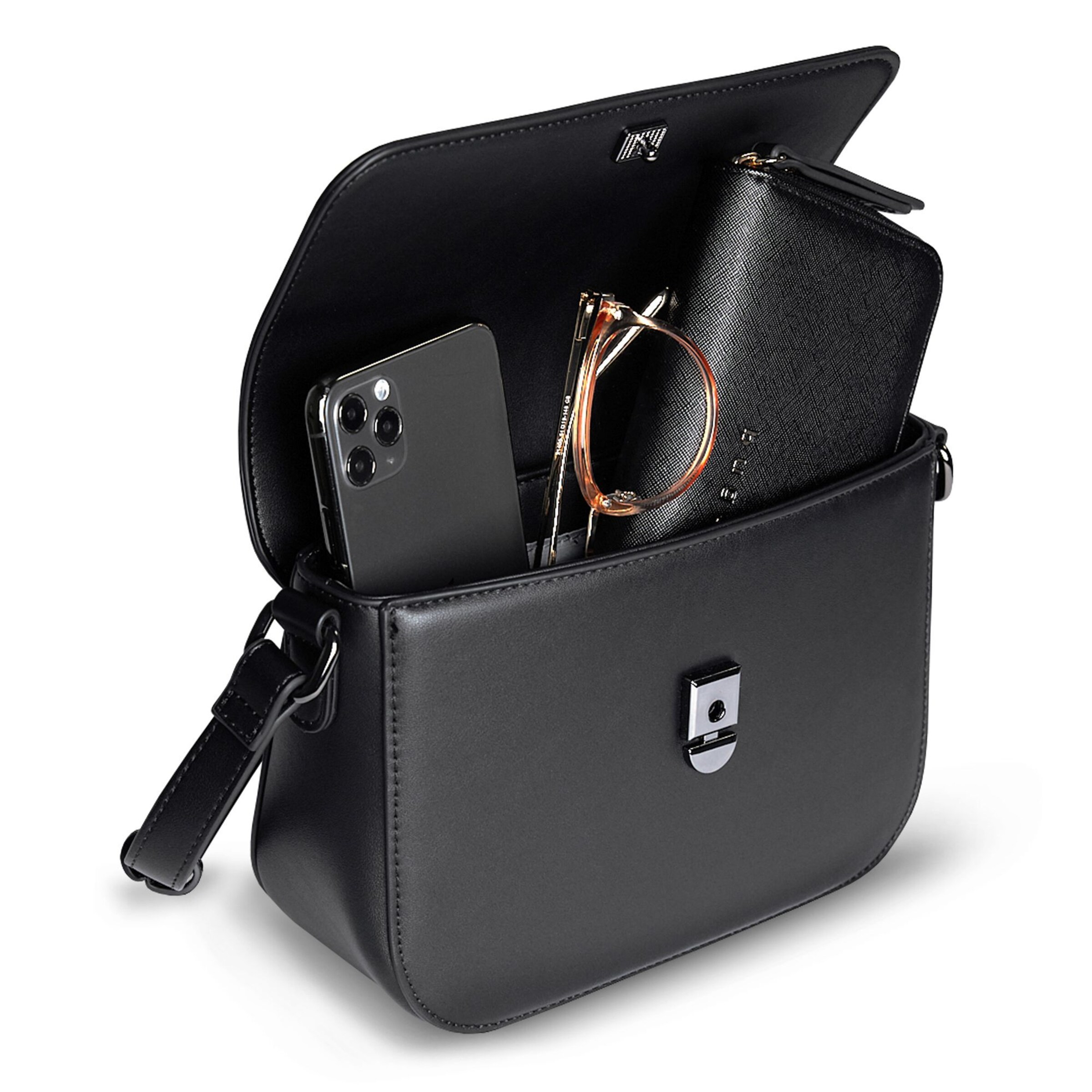 Sac bandoulière 'Almata' bugatti en noir