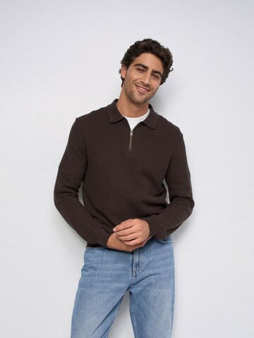 Salsa Jeans Sweater in Brown: front