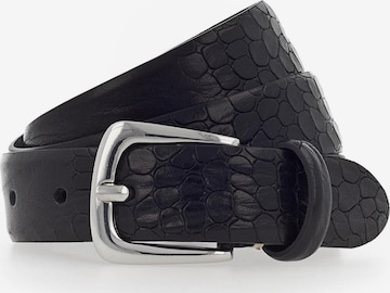 b.belt Handmade in Germany Riem 'Charlisa' in Zwart: voorkant