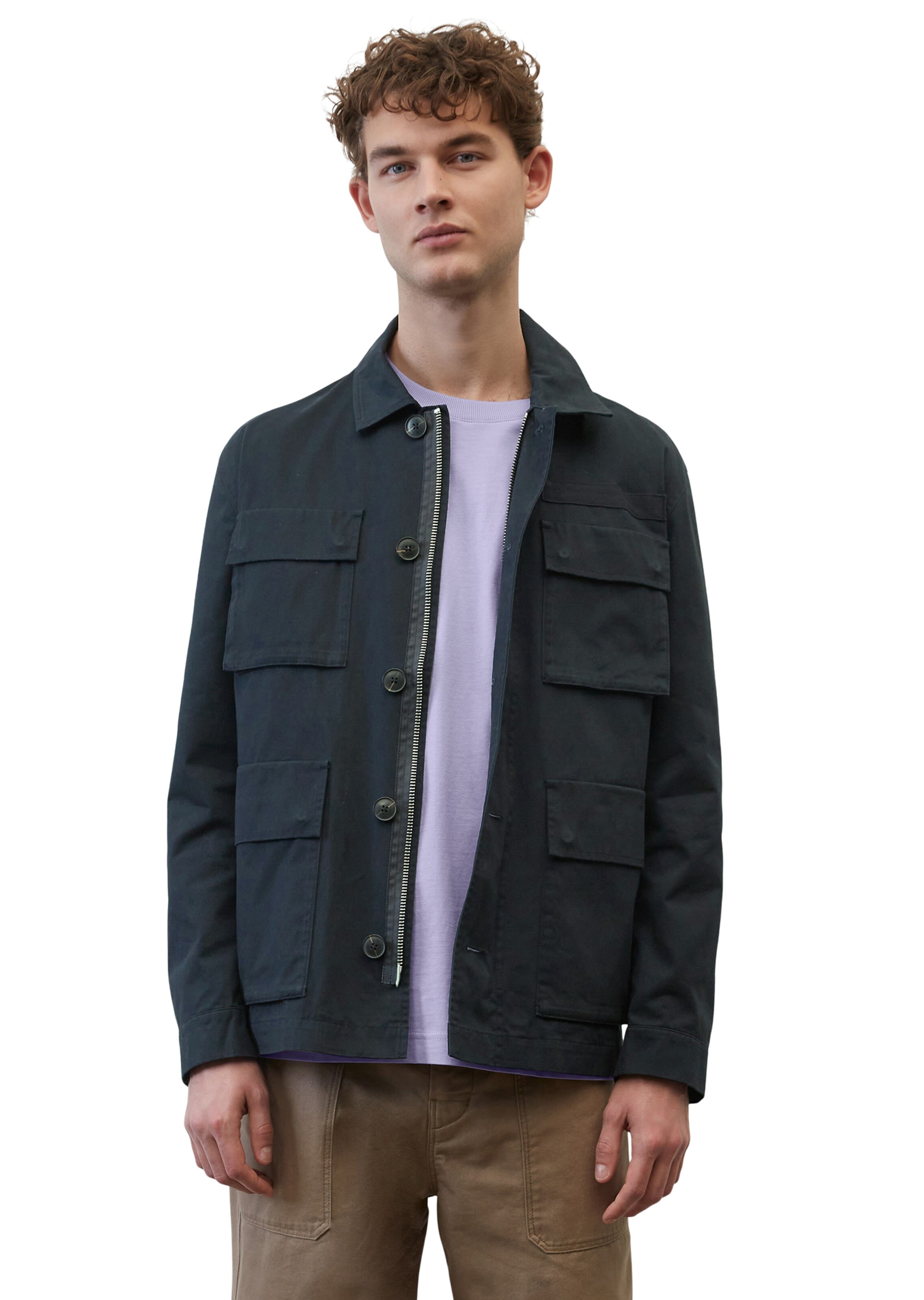 Marc O'Polo Übergangsjacke in Blau: Vorderseite