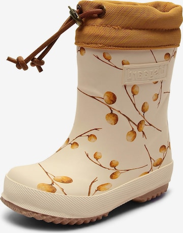 Bottes en caoutchouc BISGAARD en beige : devant