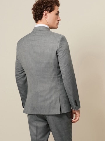 Next Slim fit Suknjič | siva barva