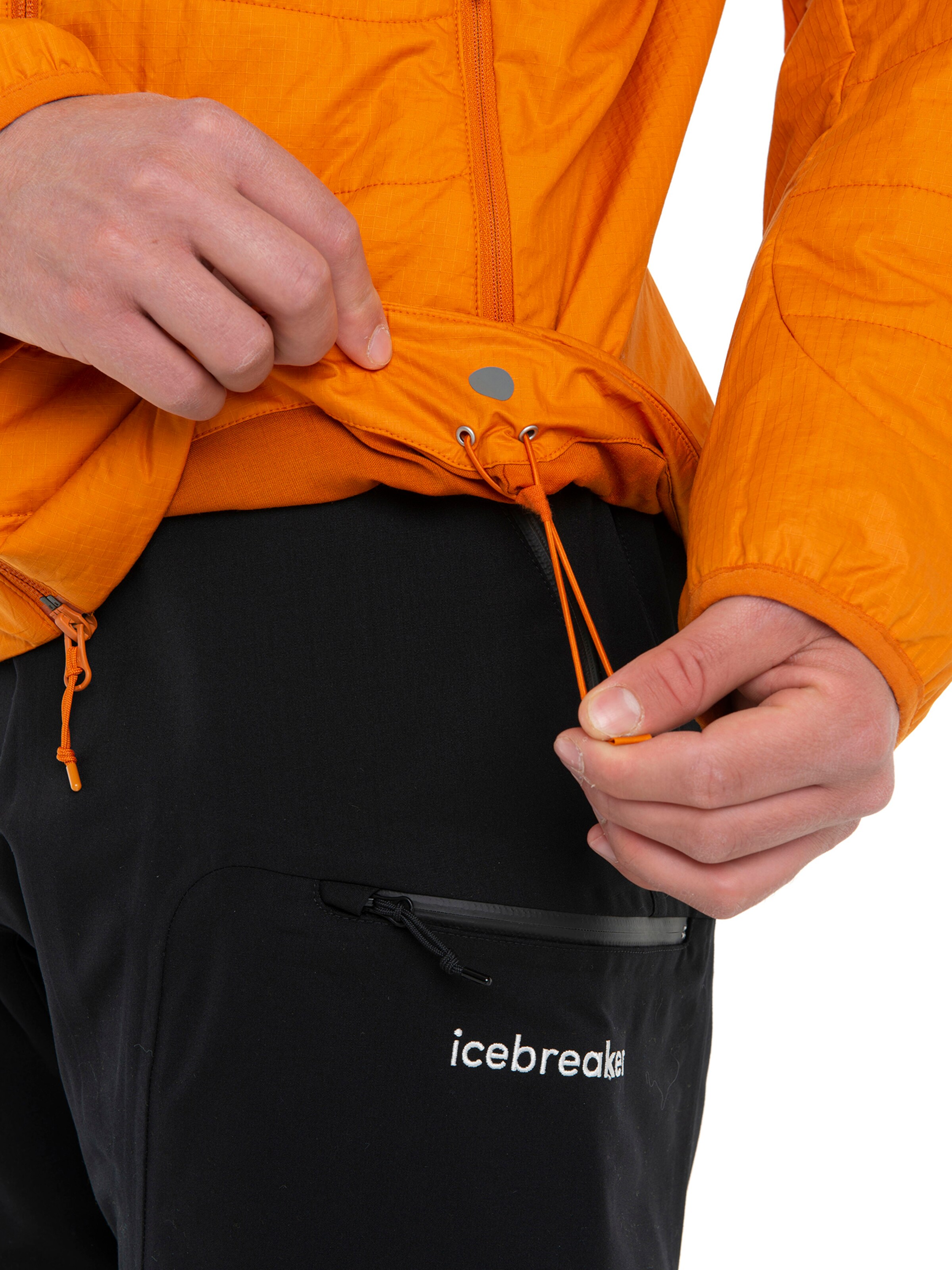 ICEBREAKER Athletic Jacket 'Loft' in Orange