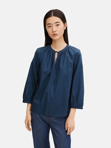 TOM TAILOR Bluse in Blau: predná strana