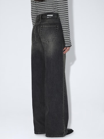 Dr. Denim Regular Jeans 'Rhue Low Wide' in Zwart
