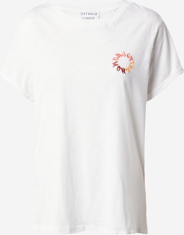 CATWALK JUNKIE Shirt 'JOYFUL' in White: front