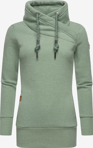 Ragwear Sweatshirt 'Neska' i grön: framsida