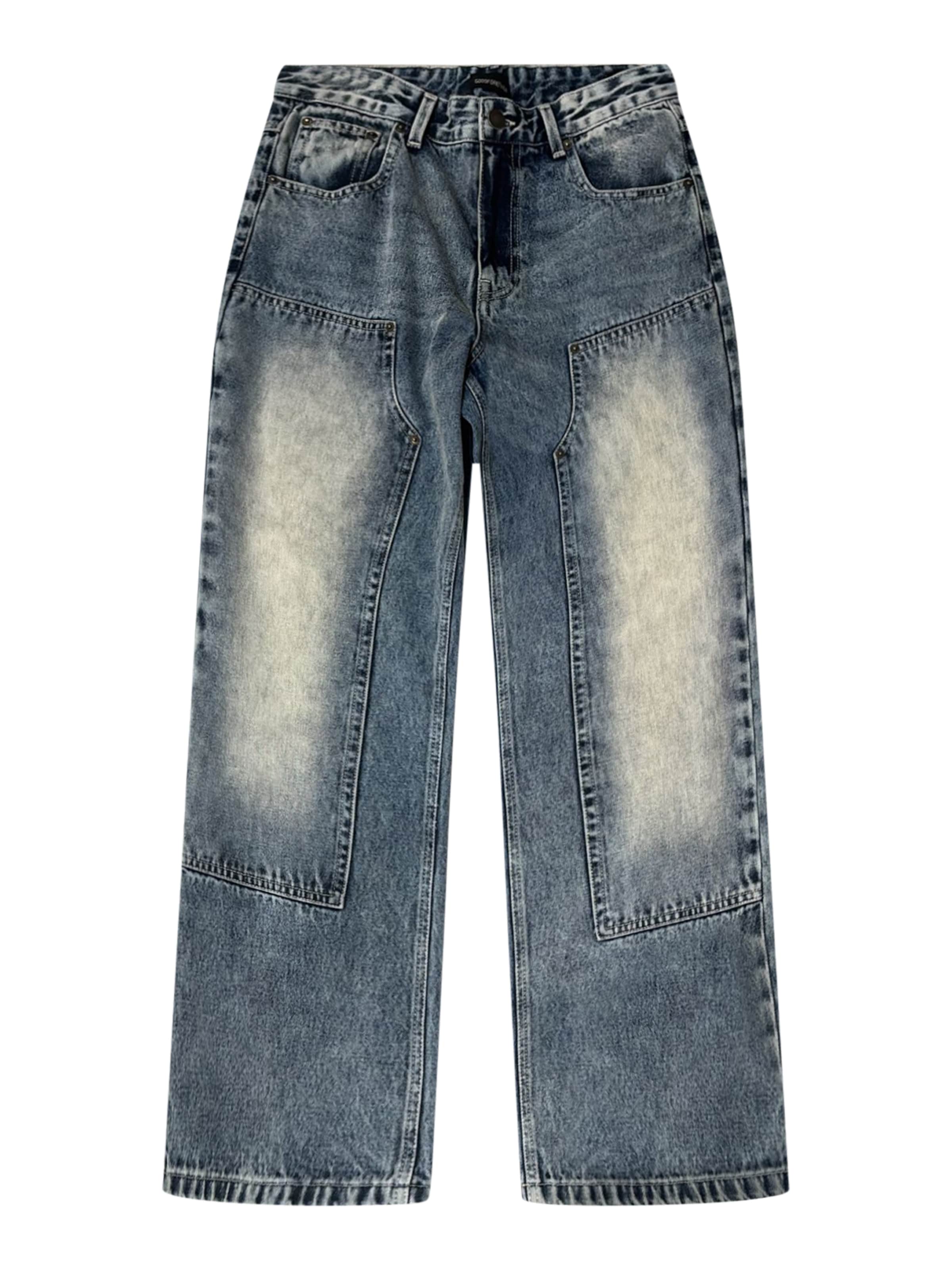 Good For Nothing Wide Leg Jeans i blå: forside